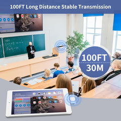Wireless HDMI Transmitter and Receiver, Upgrade Type-C 3.1 Port Wireless Hdmi Plug & Play Portable 2.4G/5G for Streaming Video and Audio to HDTV/Projector/Monitor from Martphone/Tablet/Laptop